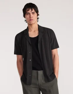MULTI STITCH KNIT SHIRT