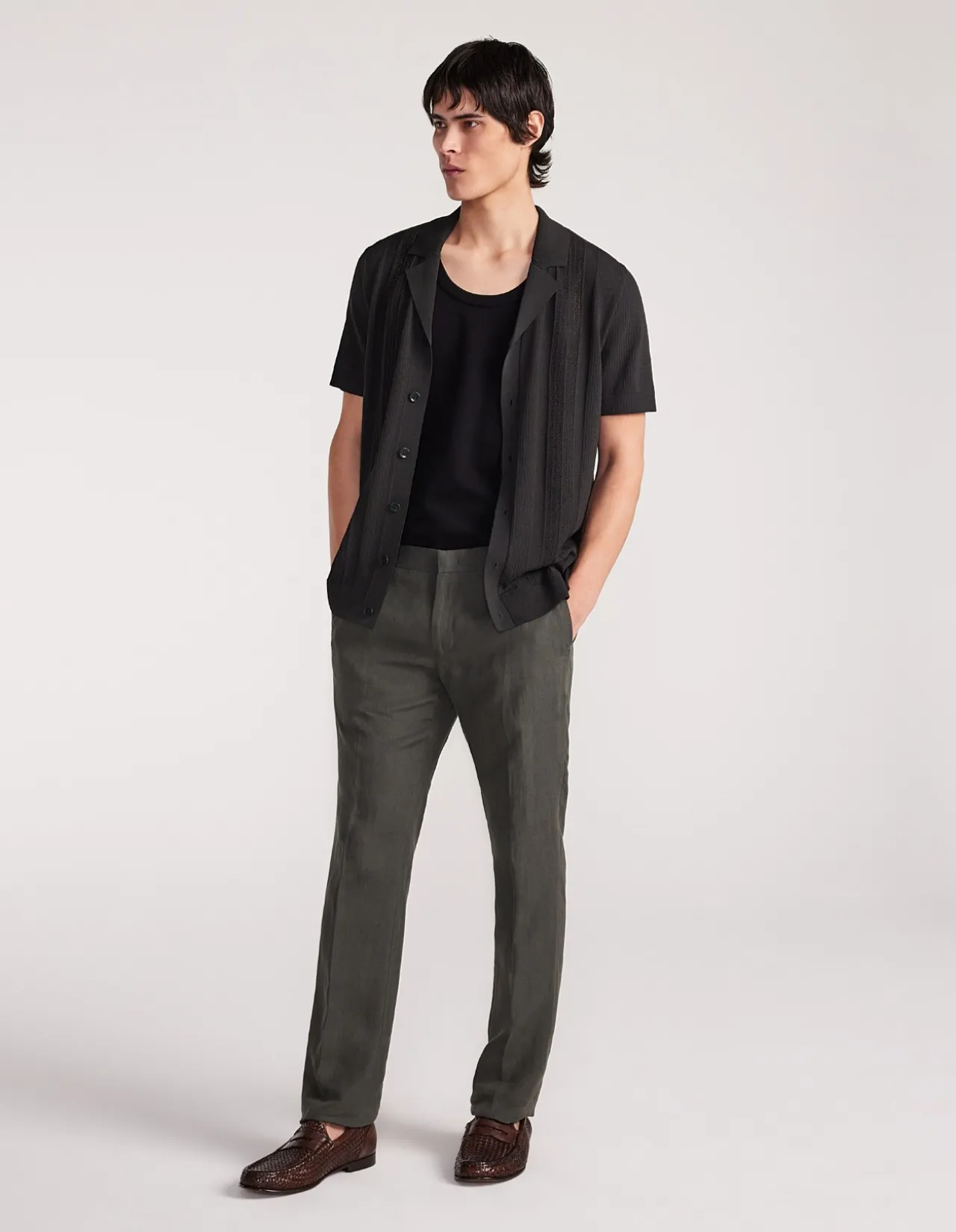 MULTI STITCH KNIT SHIRT