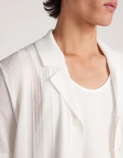 MULTI STITCH KNIT SHIRT