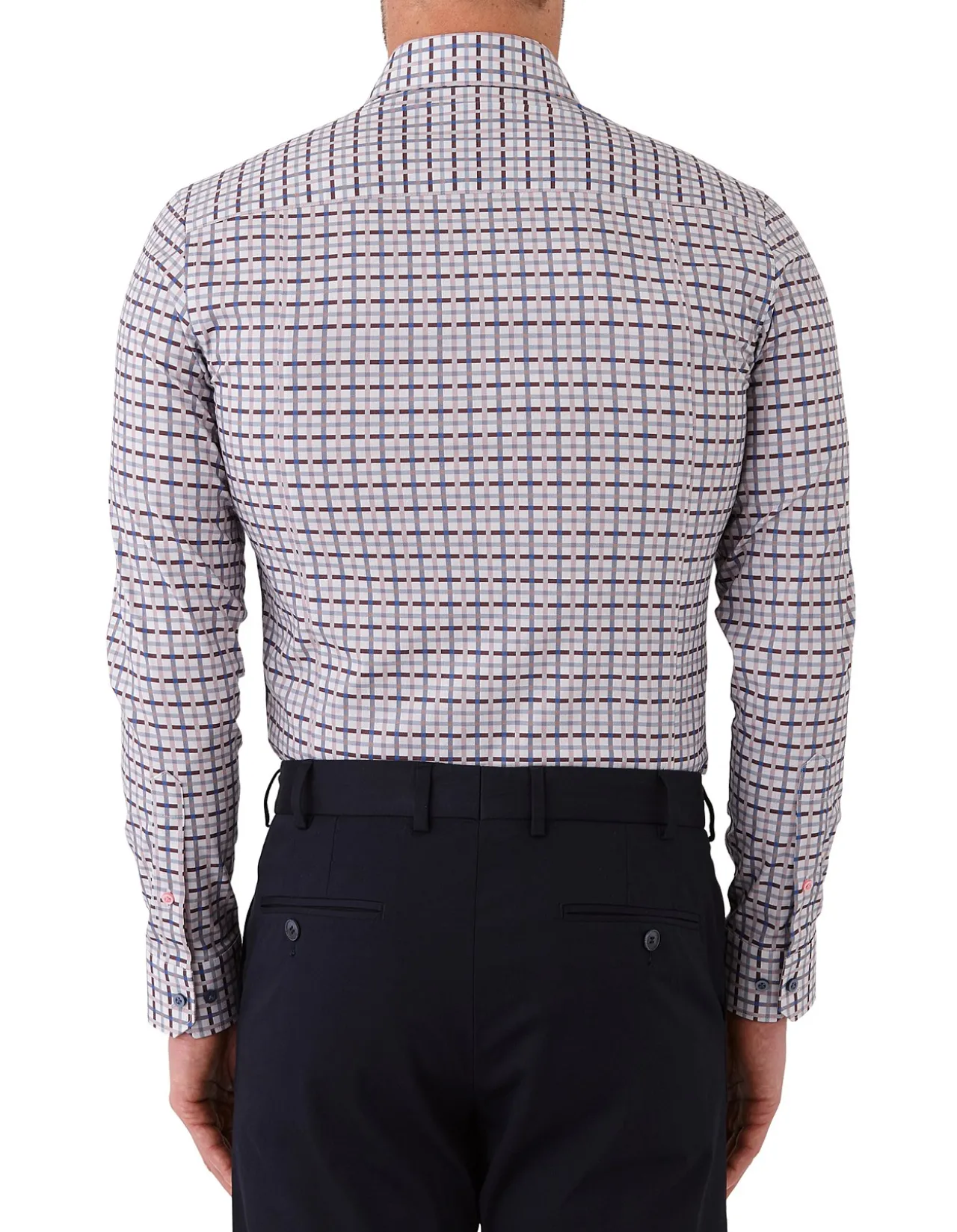 MULTI Check Print Slim Shirt