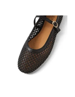 Murph Woven Leather Mary Jane Flats