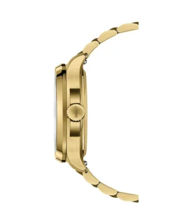 Mutifort TV Yellow Gold PVD Black Dial