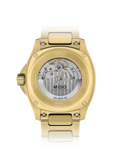 Mutifort TV Yellow Gold PVD Black Dial