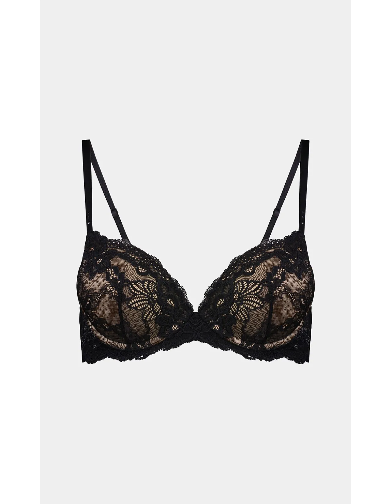 My Fit Omb Lace Push Up Plunge Bra