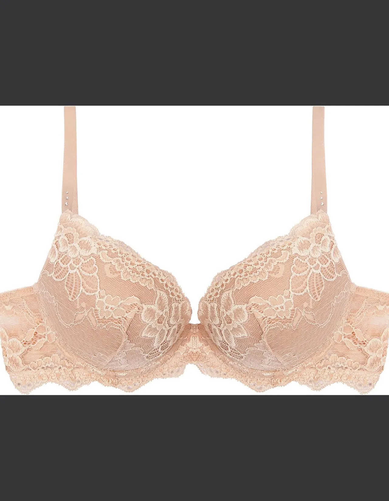 My Fit Omb Lace Push Up Plunge Bra