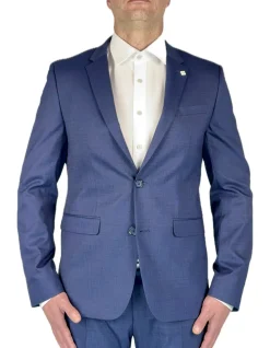 Naldo 2btn SB SV Flap Pocket Text Blazer Extra Slim Fit