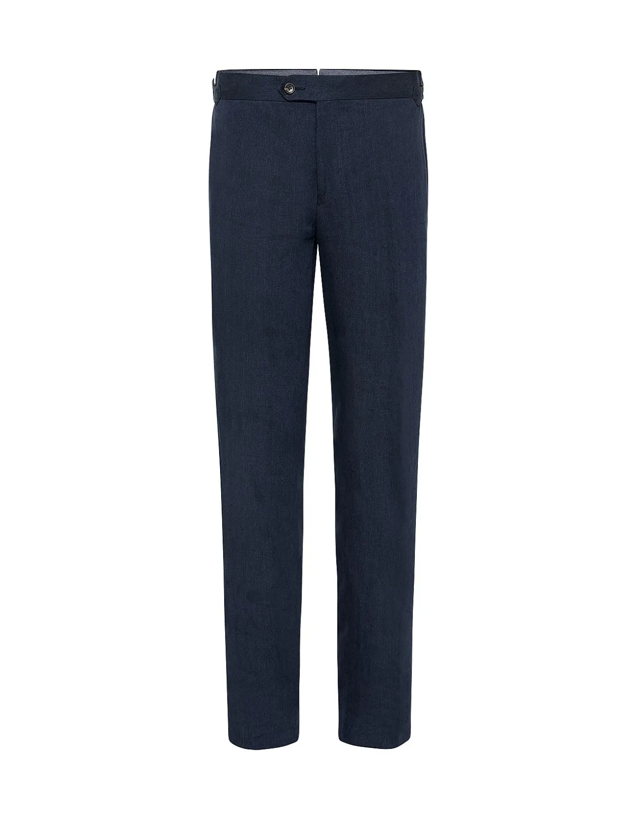 Nebrodi Trouser Slim Fit Linen Navy