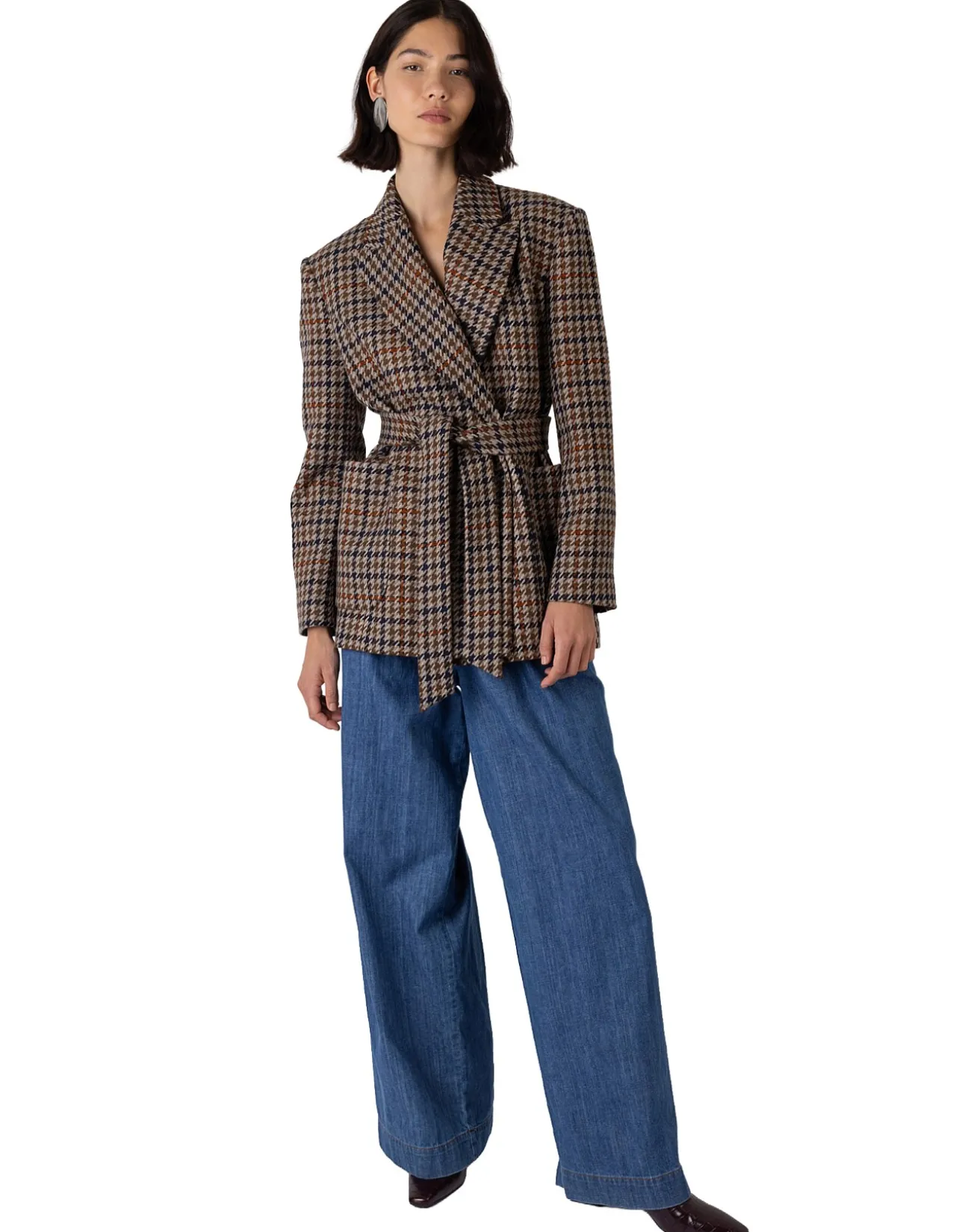 Nellie High Waist Wide Leg Denim Jeans