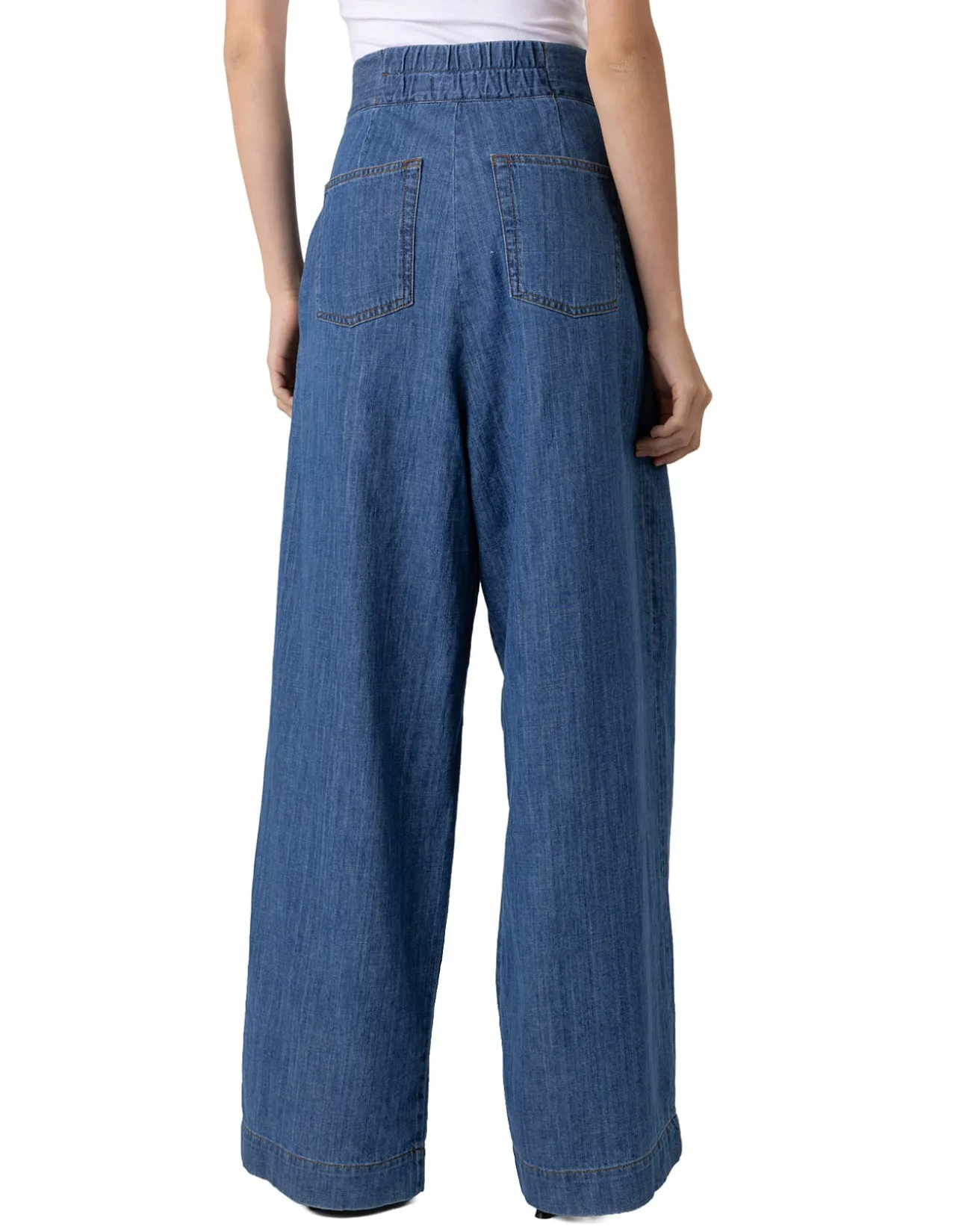 Nellie High Waist Wide Leg Denim Jeans