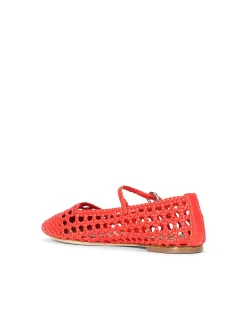 Nell Woven Mary Jane Flats
