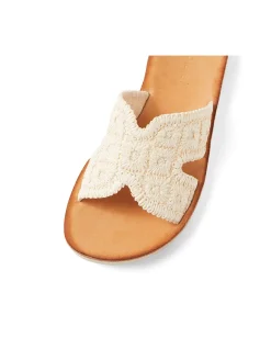 Nevey Versatile Leather Flat Sandal