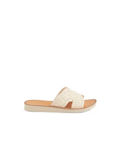 Nevey Versatile Leather Flat Sandal