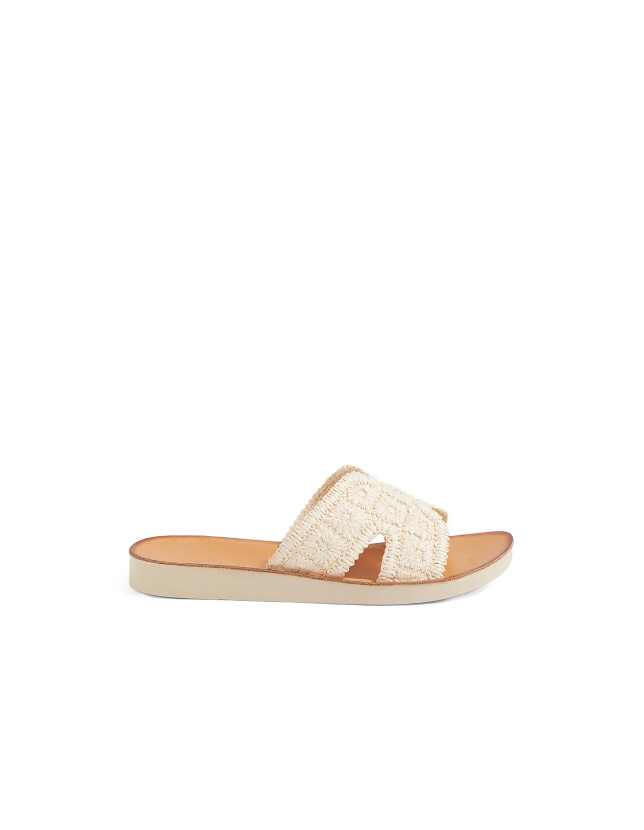 Nevey Versatile Leather Flat Sandal