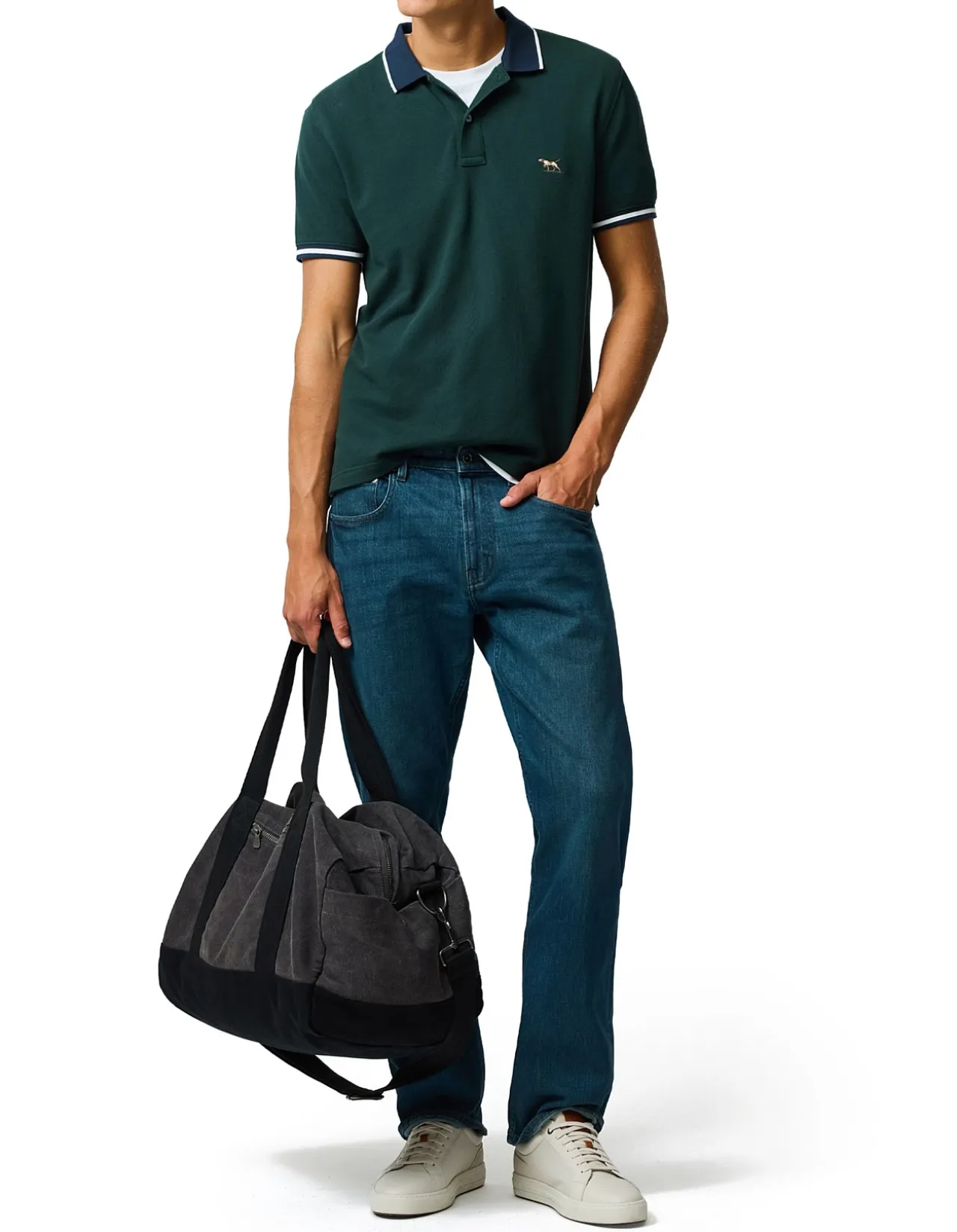 NEW LYNN SPORTS FIT POLO - FOREST