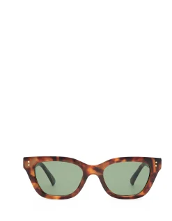 NIGHTGLOW DARK TORT CAT-EYE SUNGLASSES