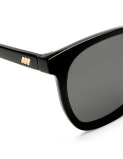 NIRVANA BLACK CAT-EYE SMOKE MONO POLARIZED SUNGLASSES