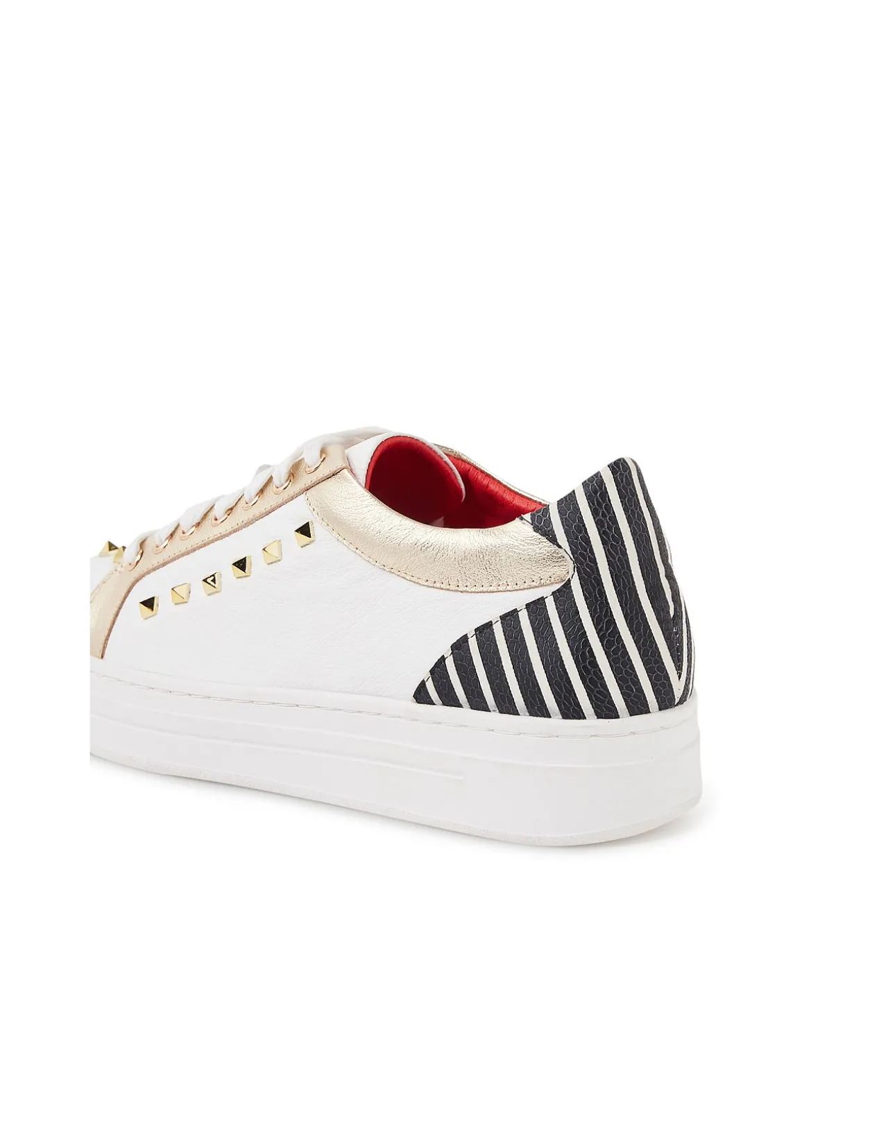 Nisshaly Studded Stripe Detail Trainers