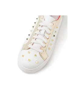 Nisshaly Studded Stripe Detail Trainers