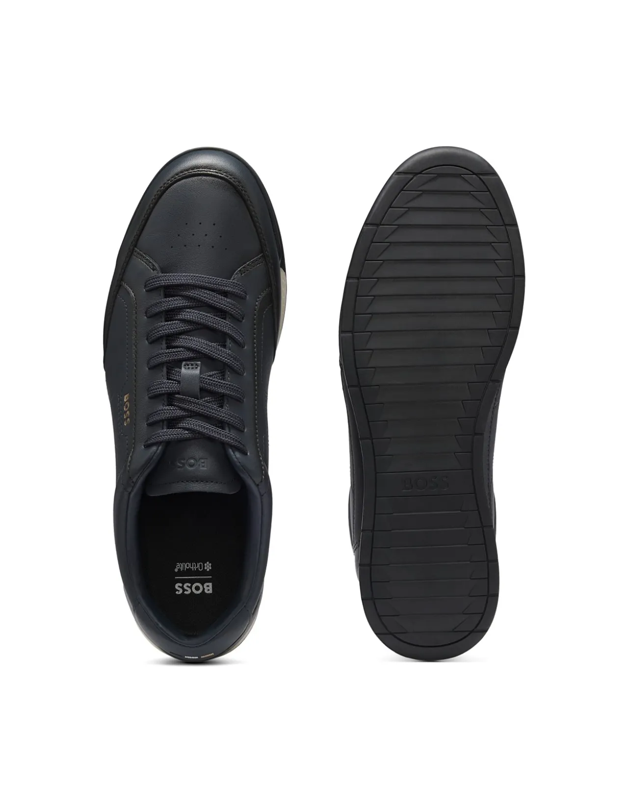 Nitan Smooth Leather Low Profile Trainers