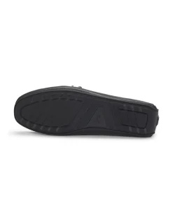 NOEL MOCC Textured Leather Driving Loafers