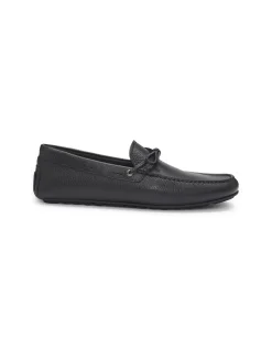 NOEL MOCC Textured Leather Driving Loafers
