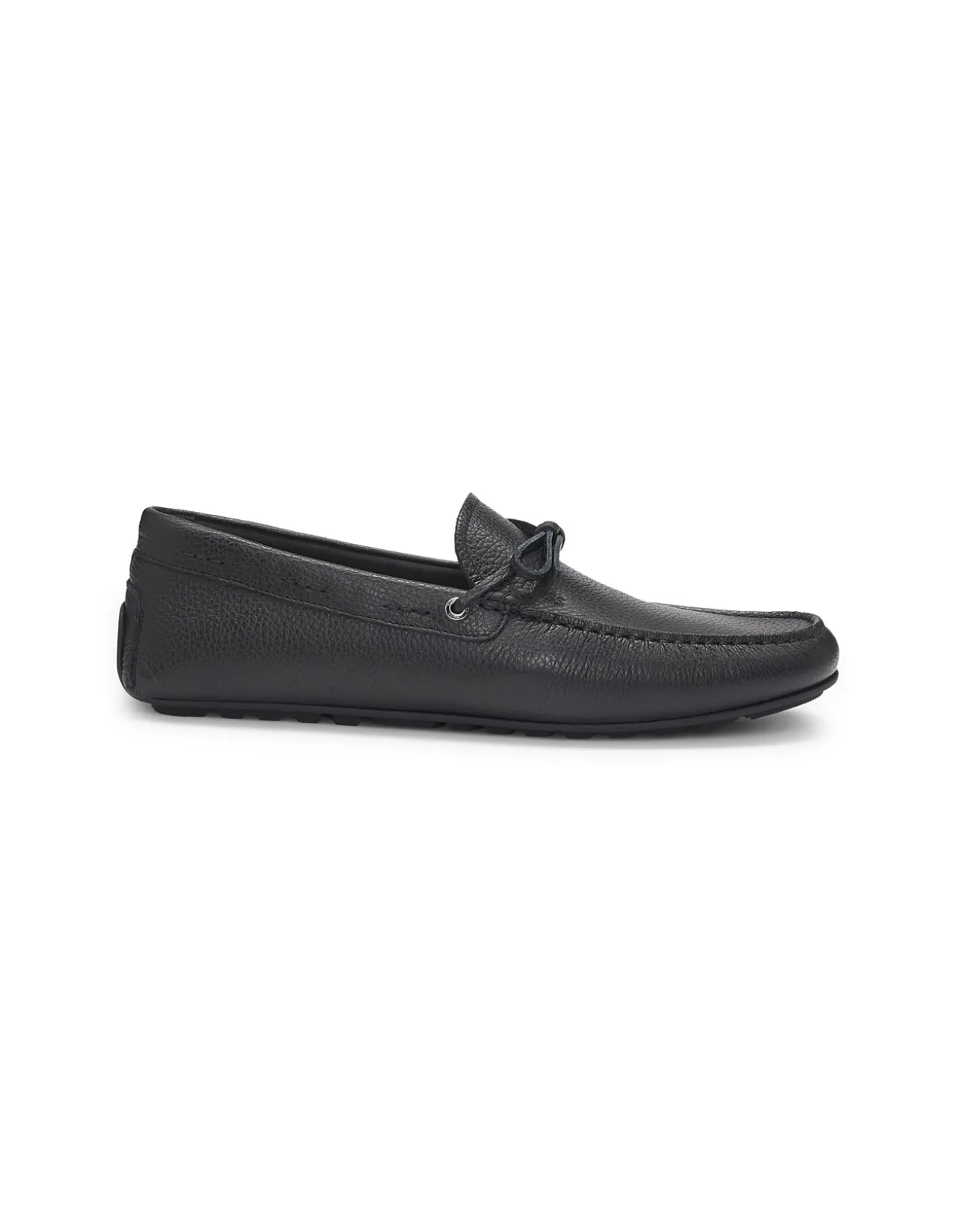 NOEL MOCC Textured Leather Driving Loafers