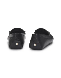 NOEL MOCC Textured Leather Driving Loafers