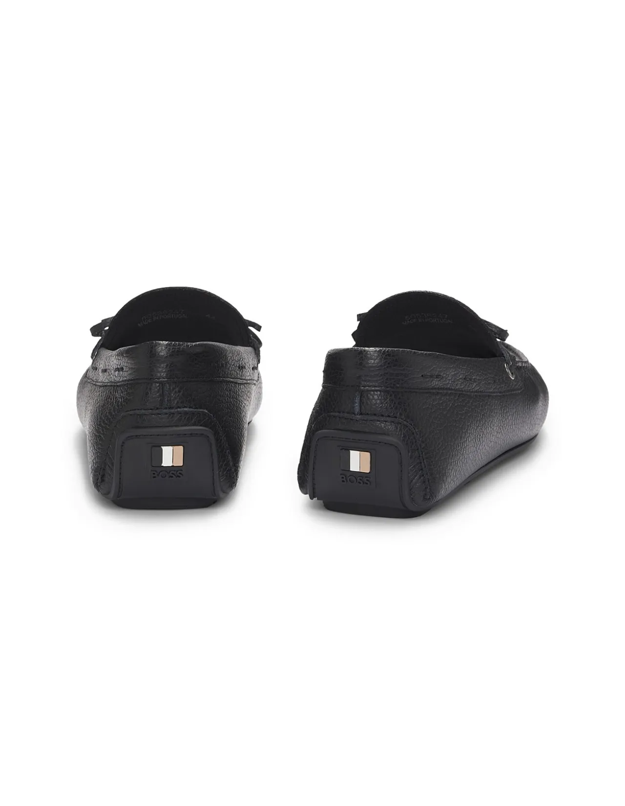 NOEL MOCC Textured Leather Driving Loafers