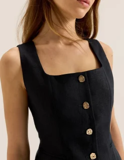 NORAH LINEN VEST