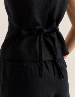 NORAH LINEN VEST