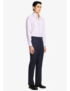 NORRIS FORMAL SHIRT - LILAC TWILL
