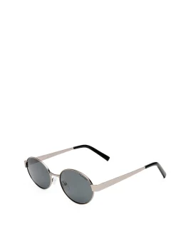 NORWOOD GREY OVAL SUNGLASSES