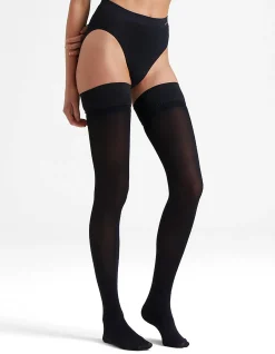 No Show 70 Denier Opaque Stay Up Stockings