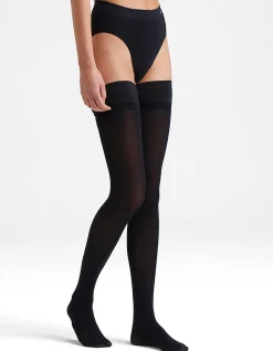 No Show 70 Denier Opaque Stay Up Stockings