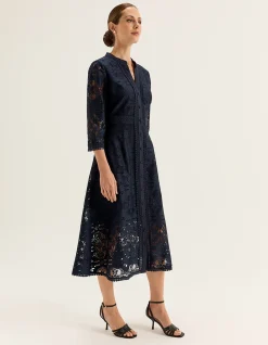 NOSTALGIA LACE SHIRTDRESS