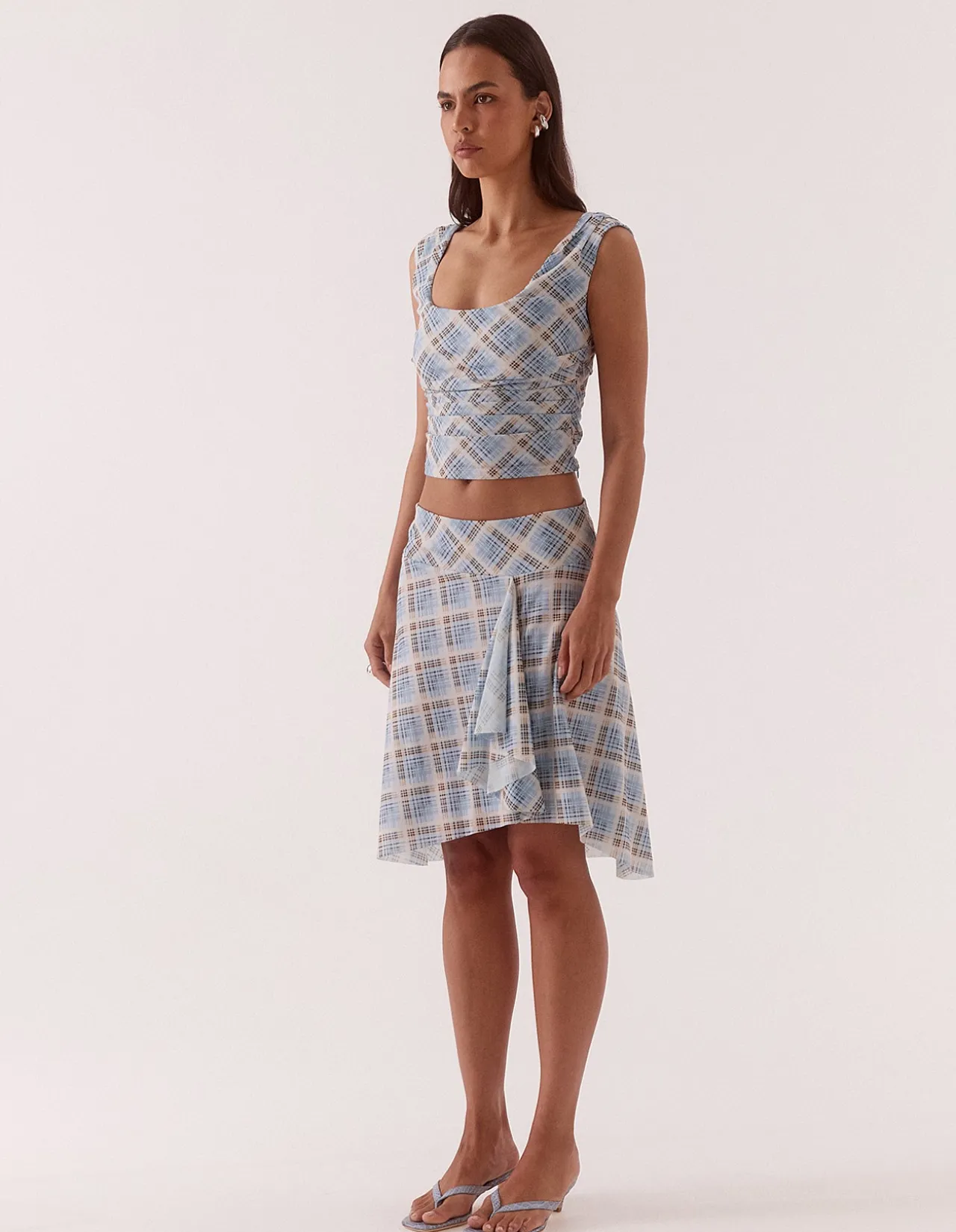 NOVALYN PLAID SKIRT