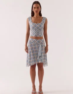 NOVALYN PLAID SKIRT
