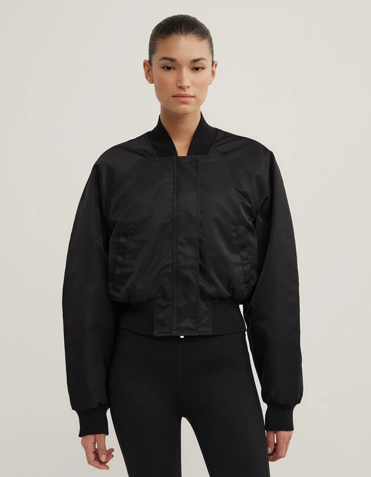 Nylon Bomber Jacket