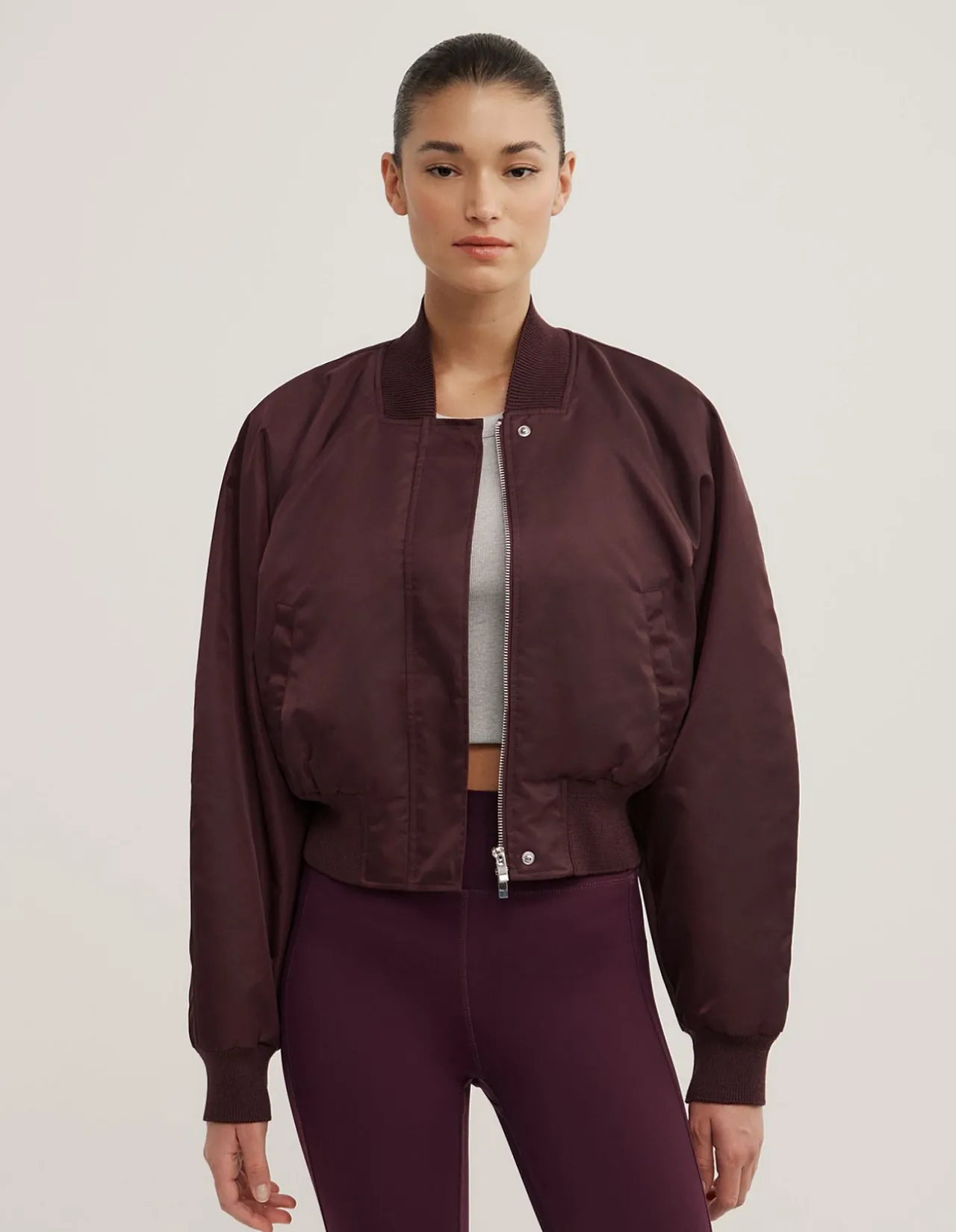 Nylon Bomber Jacket