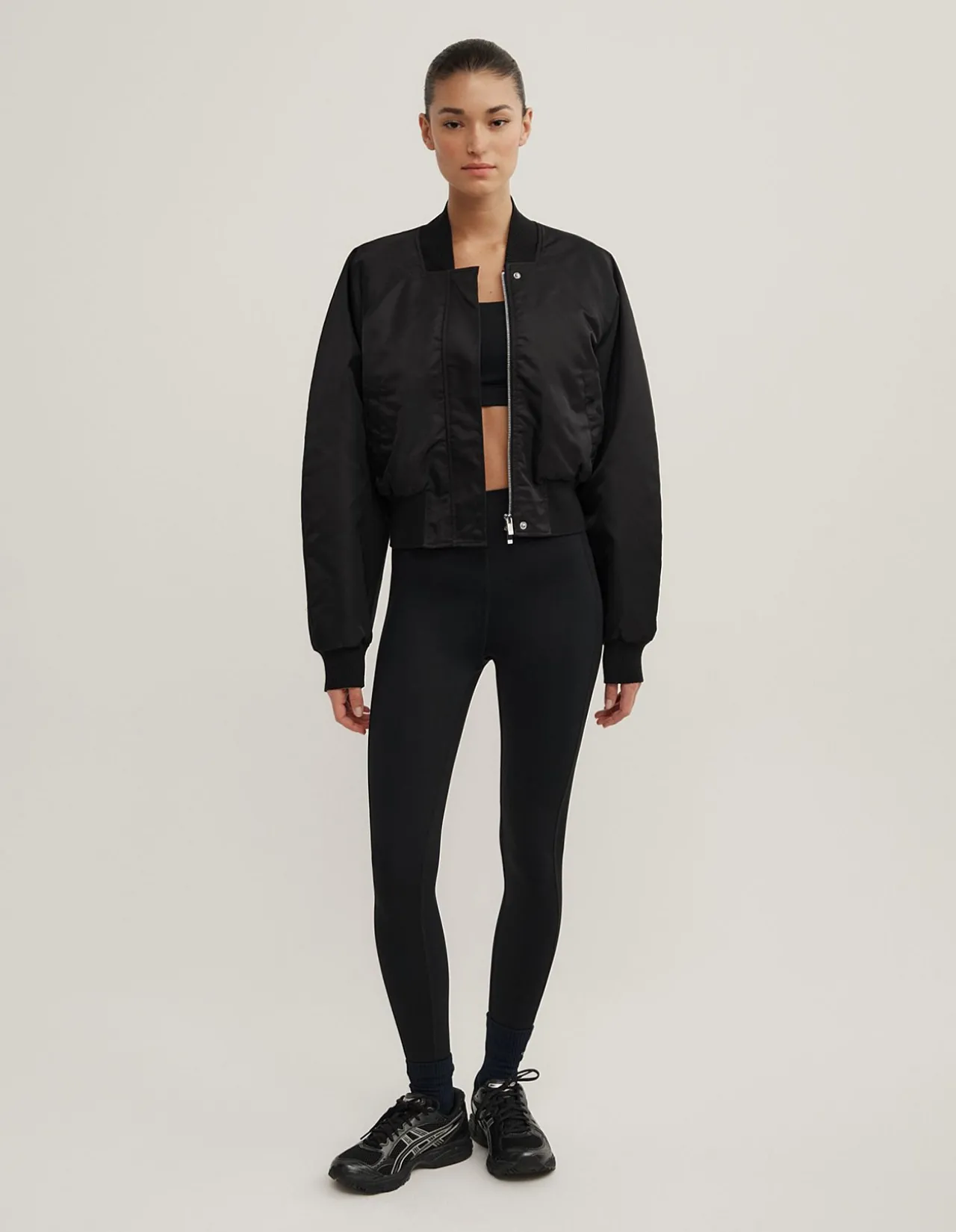 Nylon Bomber Jacket