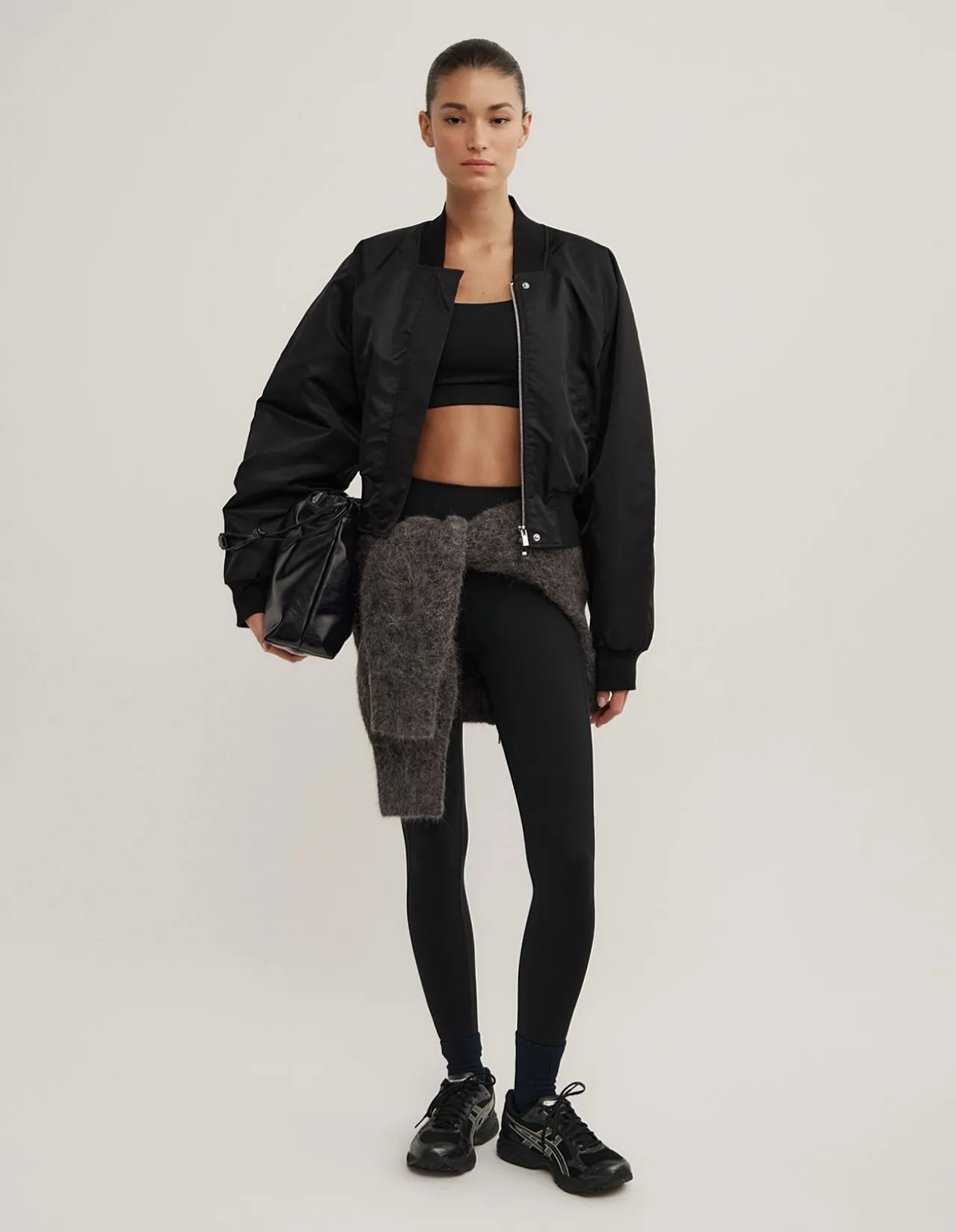 Nylon Bomber Jacket