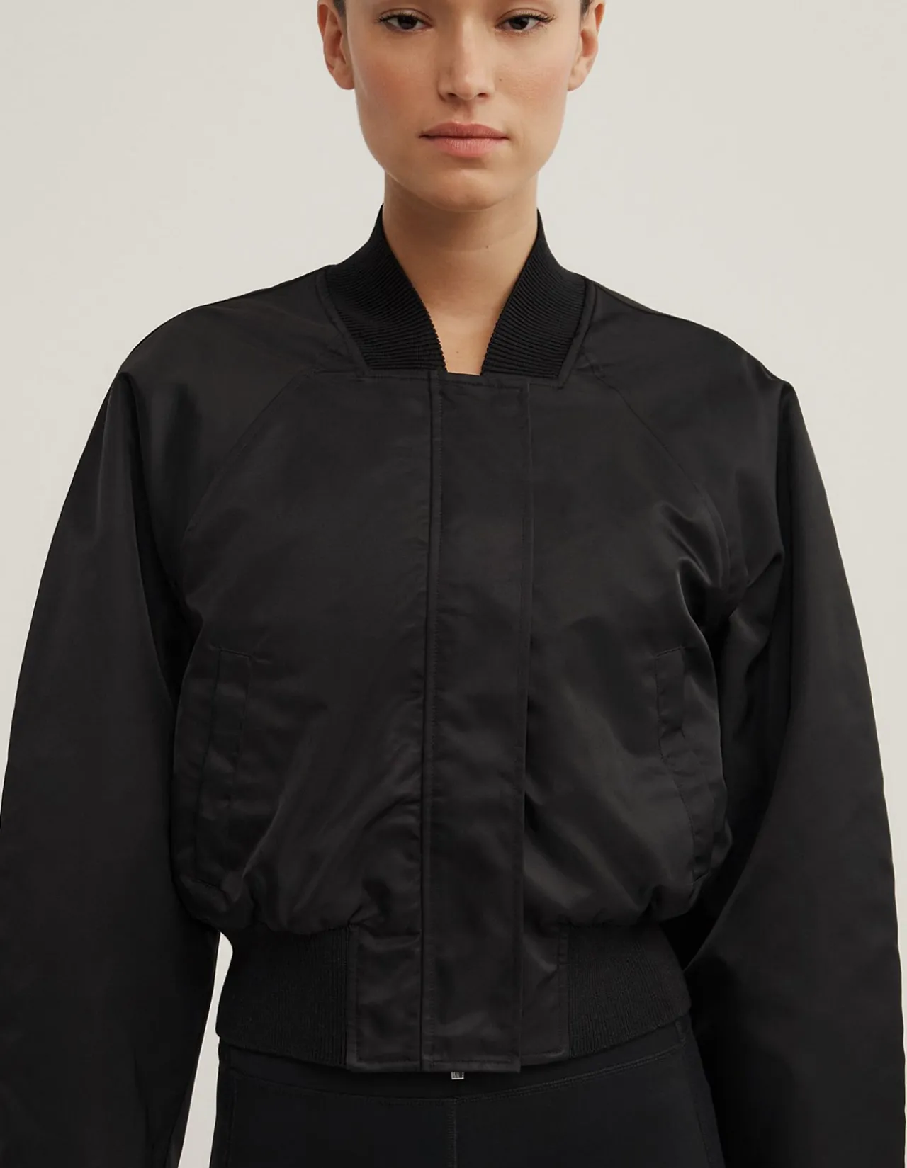 Nylon Bomber Jacket