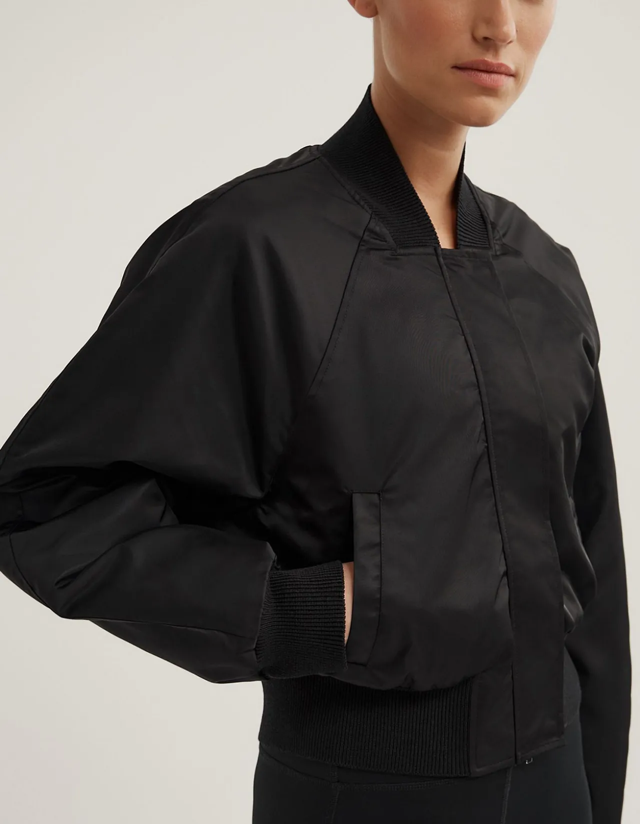 Nylon Bomber Jacket