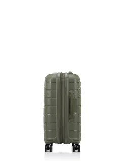 Oc2Lite 55cm Expandable Small Carry-On Suitcase Olive Green