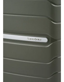 Oc2Lite 55cm Expandable Small Carry-On Suitcase Olive Green