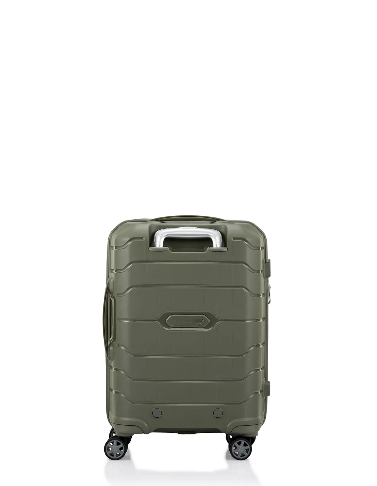 Oc2Lite 55cm Expandable Small Carry-On Suitcase Olive Green