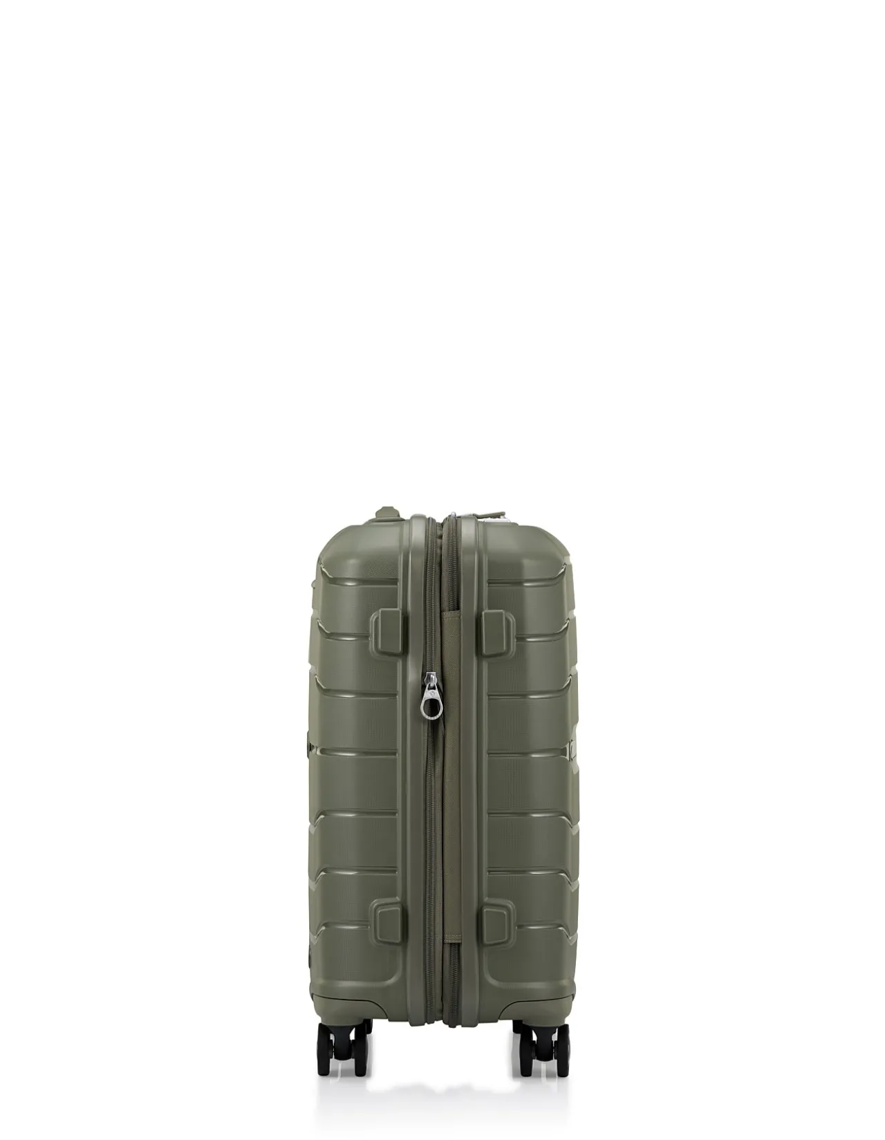 Oc2Lite 55cm Expandable Small Carry-On Suitcase Olive Green