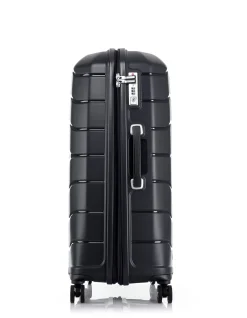 Oc2Lite 75cm Expandable Large Suitcase Black