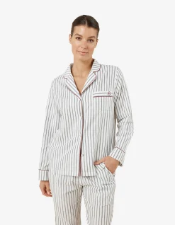 OCTAVIA COTTON STRIPED PJ SET