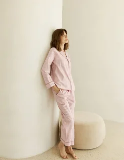 OCTAVIA COTTON STRIPED PJ SET